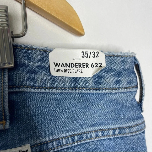 Wrangler Wanderer High Rise Flare Jeans Size 35 NWT - Picture 5 of 8